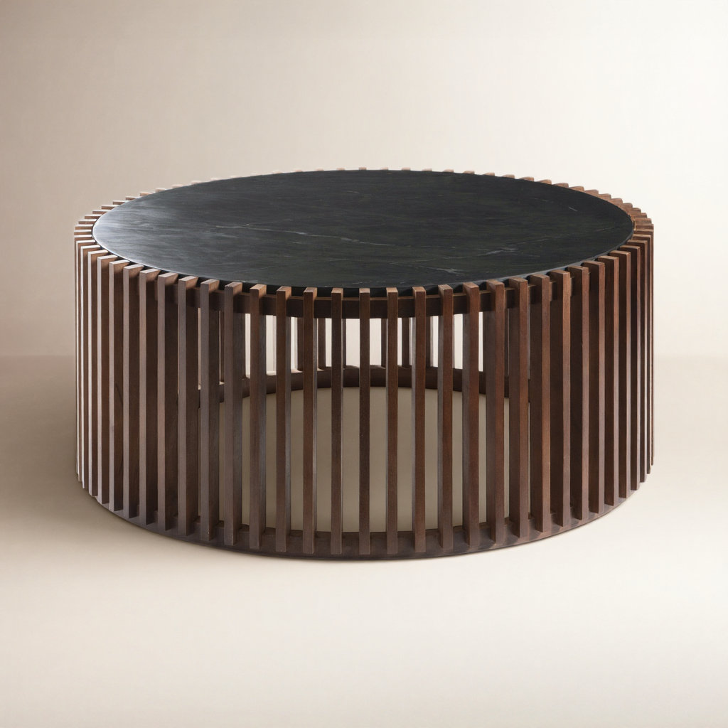Bernard 40" Stone Coffee Table