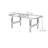 Unique rectangle ash wood dining table-1858710955