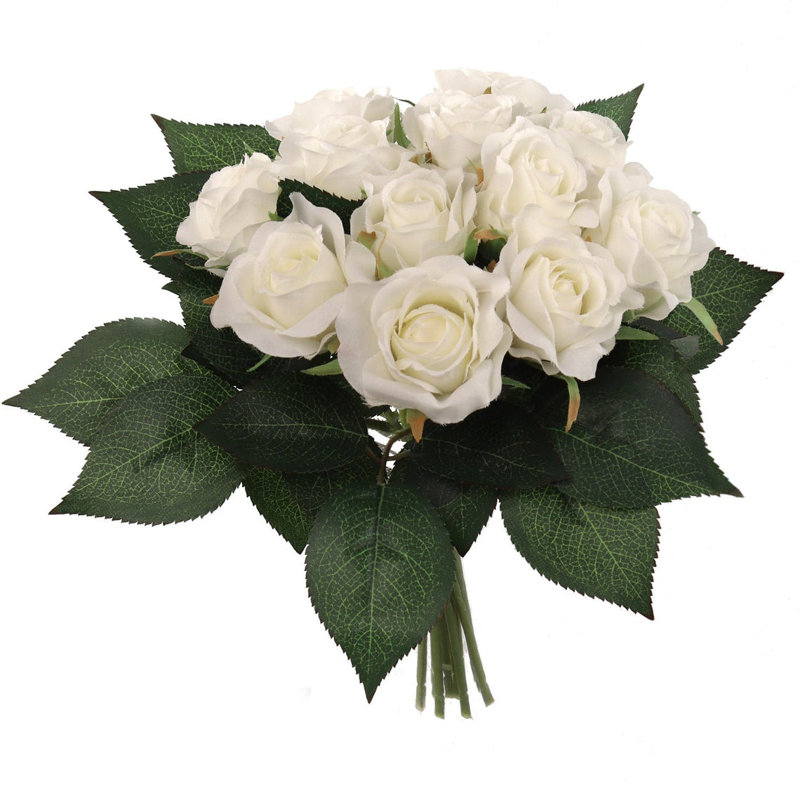 Silk Hydrangea Arrangement, White