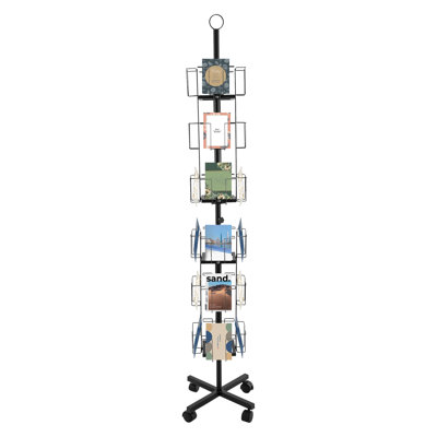 Pranshi Metal Free Standing Magazine Rack
