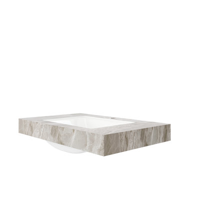 Muri 36" Sintered Stone Vanity Top with Undermount Ceramic Basin
