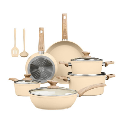 12 - Piece Non-Stick Aluminum Cookware Set