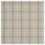 Rideau thermique à carreaux avec passe-tringle et pattes de fixation au dos, doublure polaire, 127 cm de large x 274 cm de long, polyester multicolore