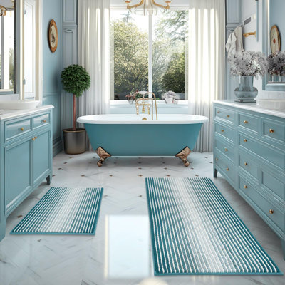 Soft Shaggy Absorbent Non-Slip Bath Mat