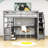Kids Loft Bed with Drawers-1867887326-1867887297