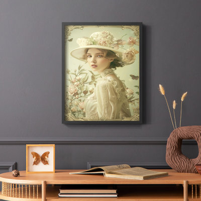 WOMEN Series CCCLXX  -Premium Framed Print -Ready to Hang - No Nails Required