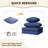 Outdoor Replacement Cushion Set For Seating – Includes 3 Seat Cushions, 3 Back Cushions, 2 Short Back Cushions & 1 Footrest Cushion.-1648034250