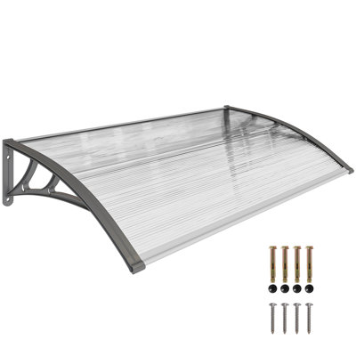 Outsunny 110cm W x 60cm D Retractable Door / Window Awning