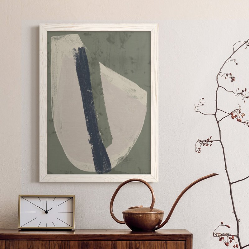 Papier découpé de qualité supérieure sur toile encadrée prête à être suspendue, Blanc, H 38 po x l 28 po x P 1 po
