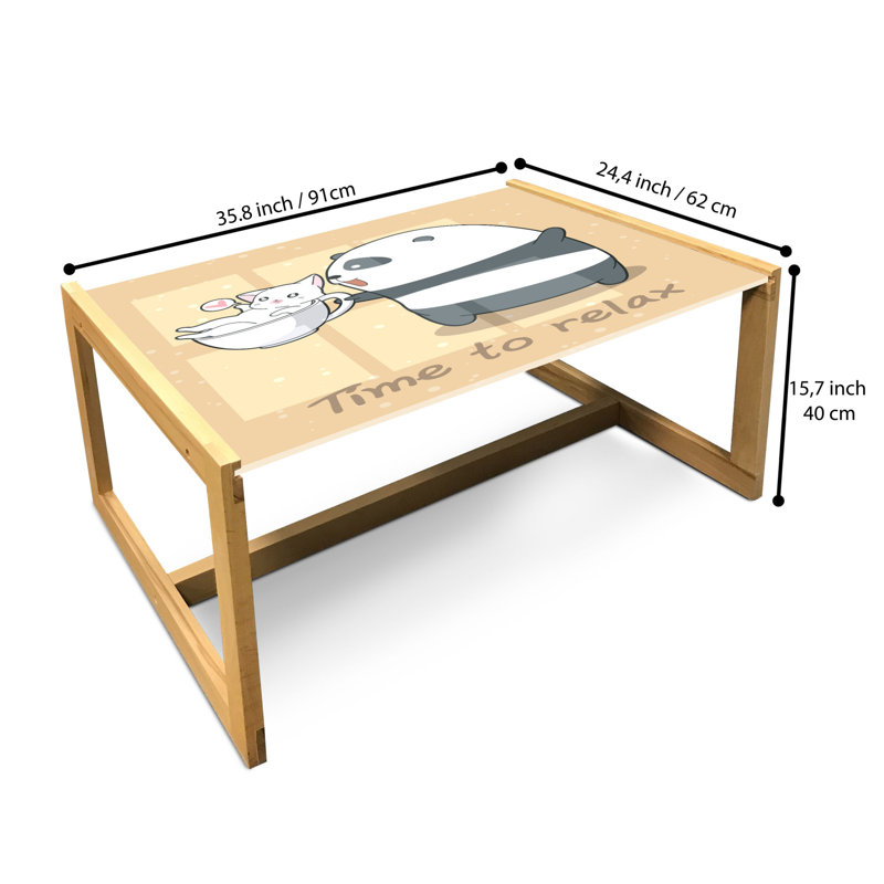Jagna Sled Coffee Table, 90cm H x 62cm W x 40cm D