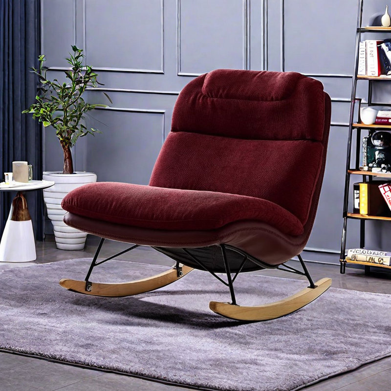 Chaise berçante simple de style italien