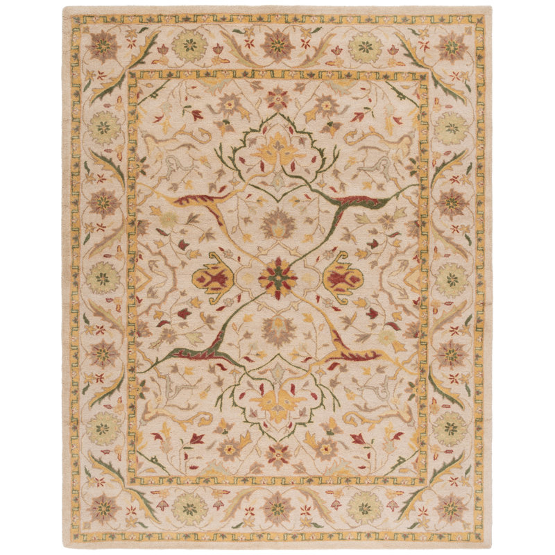 Tapis oriental en laine touffeté à la main Dunbar, Rectangle 8 pi 3 po x 11 pi