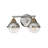 Kyoto 2 - Light Dimmable Polished Nickel Vanity Light