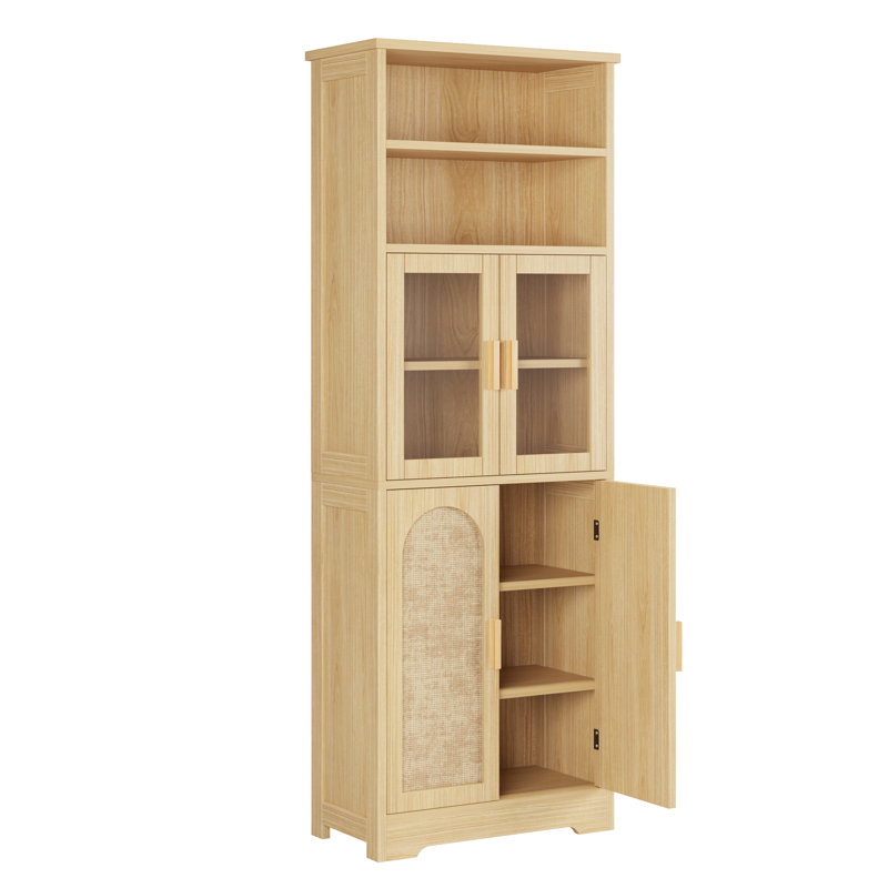Armoire de rangement 66,9 po H 4 po 6 portes Romainville