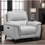Fauteuil en cuir Yosef