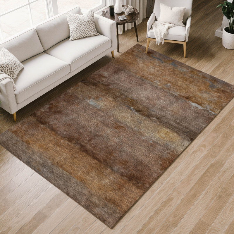 Tapis intérieur / extérieur lavable à la machine Matteson ACN2311, Rectangle 10 pi x 14 pi