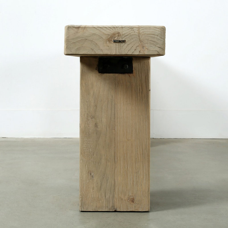 88'' W Solid Wood Console Table, Natural