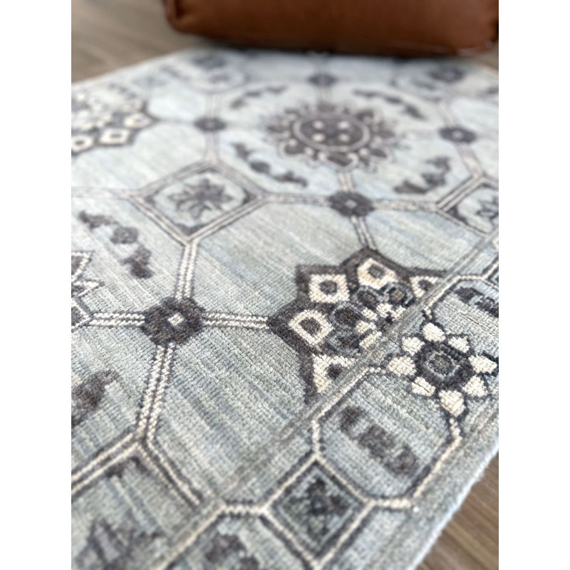 Tiny Knots Hand Woven Wool Oriental Area Rug