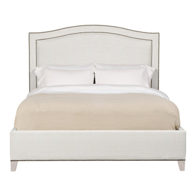 Caroline/Casey Queen Upholstered Low Profile Panel Bed