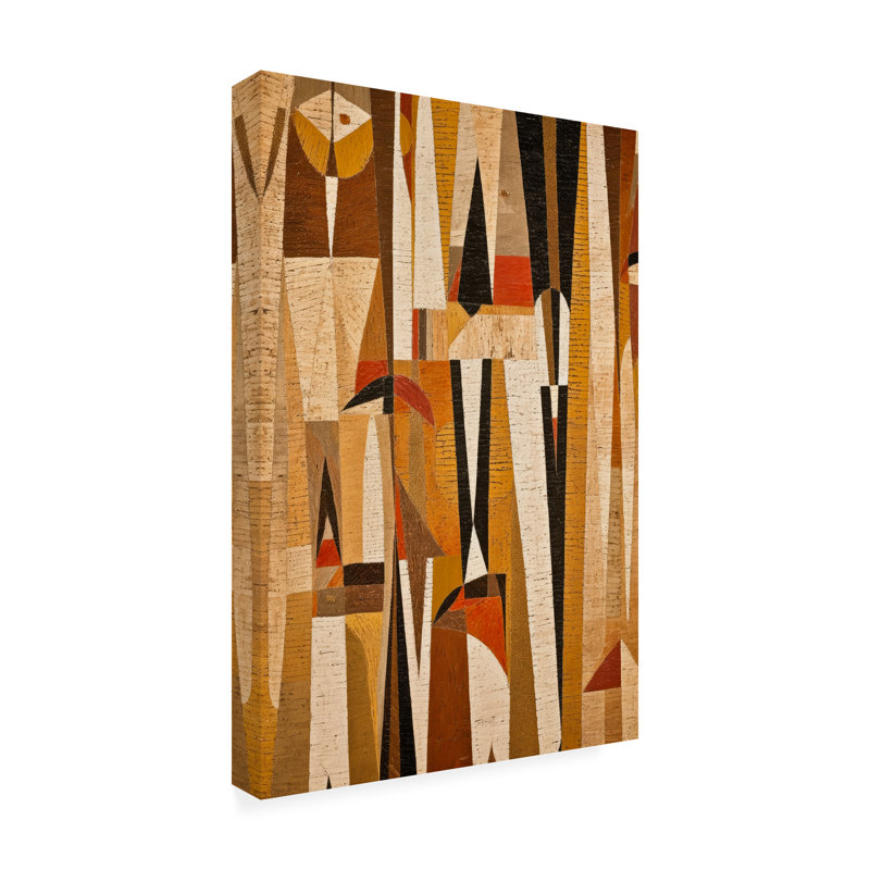 «Mosaic Nature» - Impression sur toile tendue, H 32 po x l 22 po