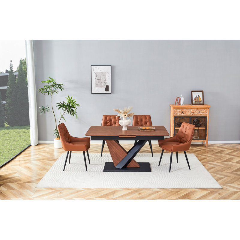 Table de salle à manger Modern, H 29,3 po x L 59,1 po x l 33,5 po