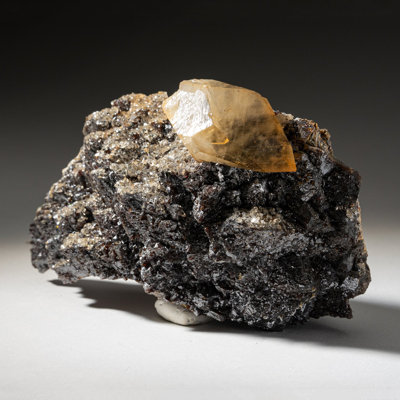 Cristal de calcite doré jumelé de la mine Elmwood, Tennessee (3,3 lb)