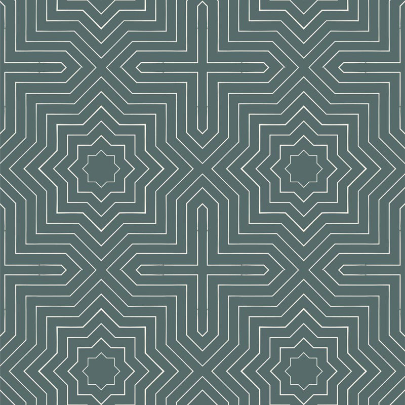 CO-ED Grand 10' L x 24" W Wallpaper Roll, Pewter Blue, Faux Grasscloth, Non-pasted