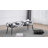 Modern Cowhide Pattern Upholstered Entryway Accent Bench-68825282