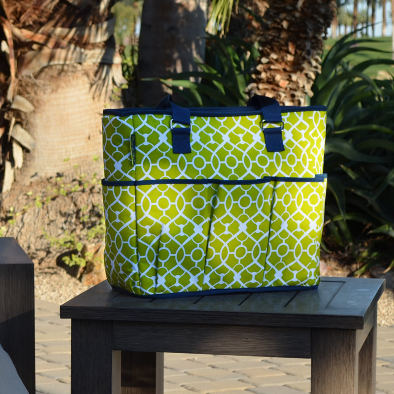 Large Insulated Multi Pocket Tote Cooler