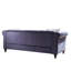 Causeuse en velours Kast