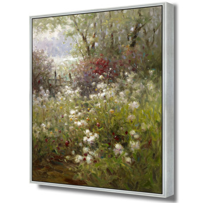 Whispers By The Fence Print