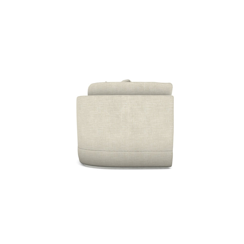 3-Piece Boyden Curved Corner Sectional, Casa Blanca, Tarbee Pebble Polyester Blend