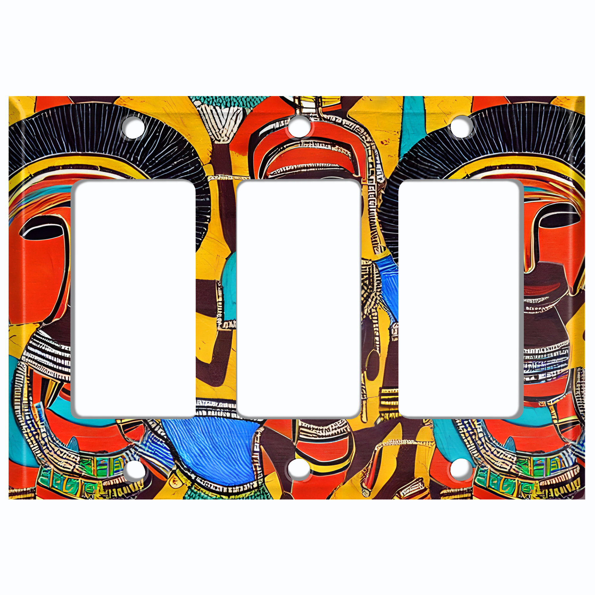 WorldAcc 3-Gang Rocker Wall Plate | Wayfair