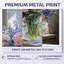 «Pastel Summer Bouquet Flowers at the Barn I» - ensemble de 2 impressions murales botaniques roses en métal-130434722