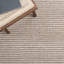 Tapis beige / ivoire en laine touffeté à la main à motif abstrait Almus-97360457