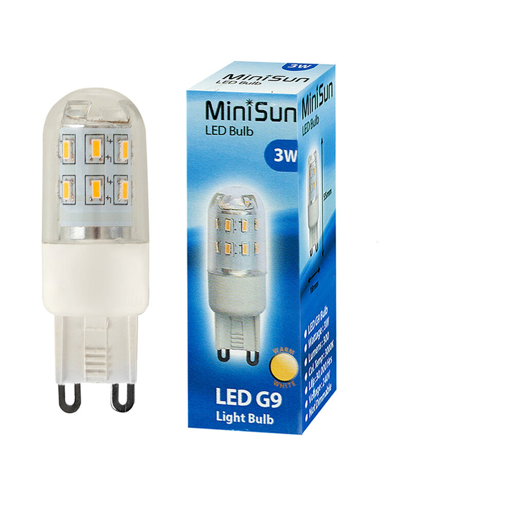 minisun 3w g9 capsule bulb