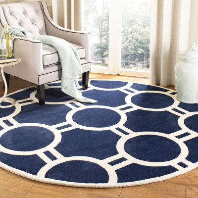 Carolene Hand Tufted Wool Geometric Rug