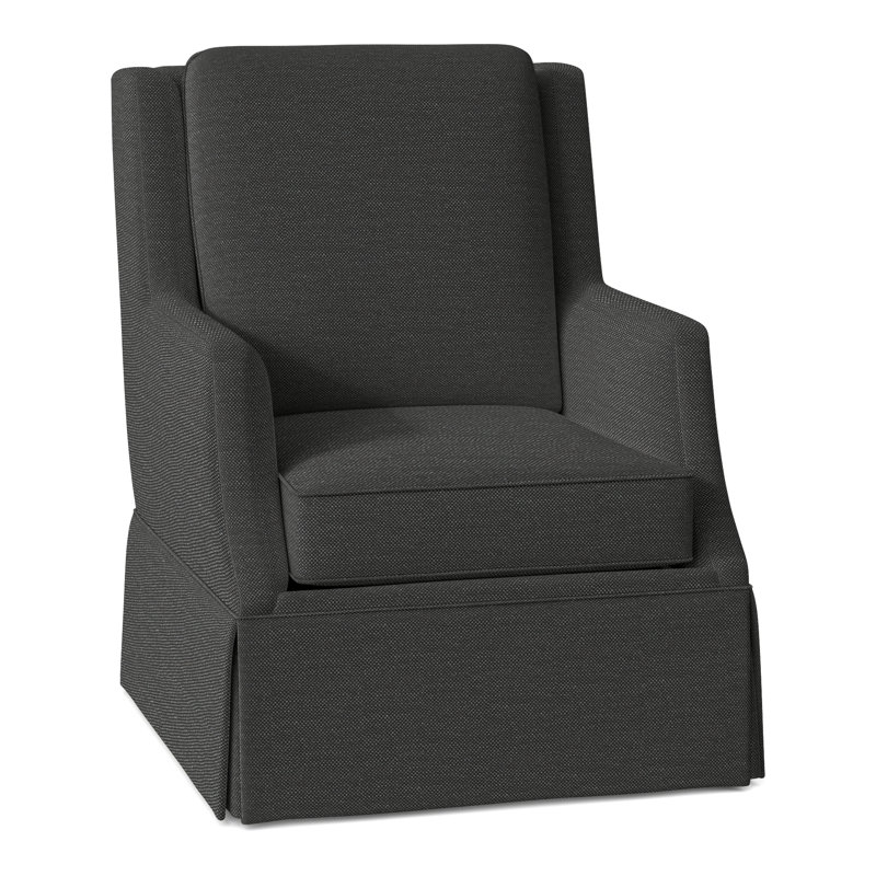 Savannah Wingback Chair, Perigold Ishi Anthracite