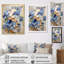 Bleu et or Minimalisme Pansy Radiance Bouquet I-864907706-864907707