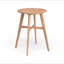 Table de bar ronde Mid-Century moderne - 42 po de hauteur avec pieds fuselés pour la cuisine, la salle à manger ou le bar personnel