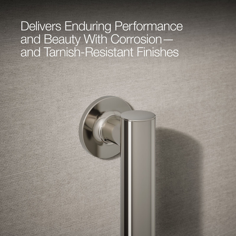 Purist Grab Bar, Vibrant Polished Nickel, 18"W