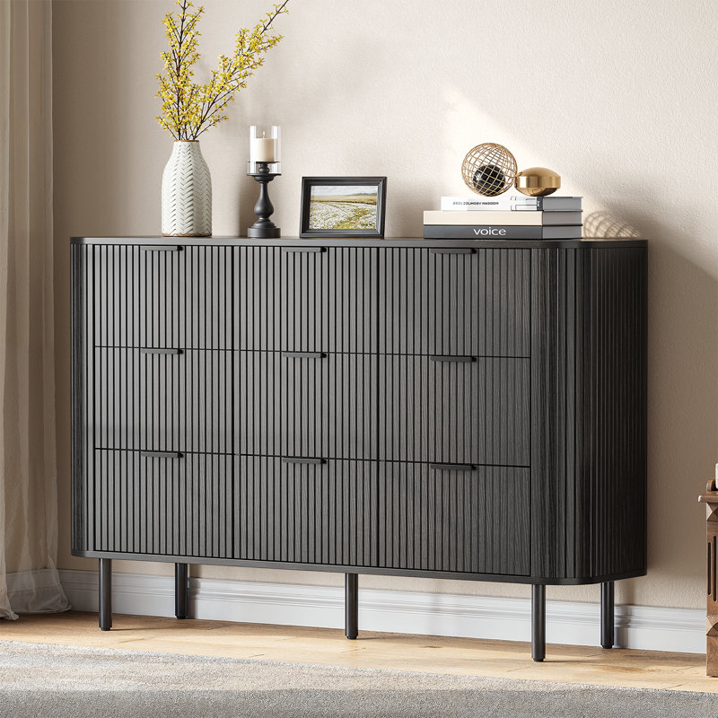 Commode double l 9,7 po Foye, Noir