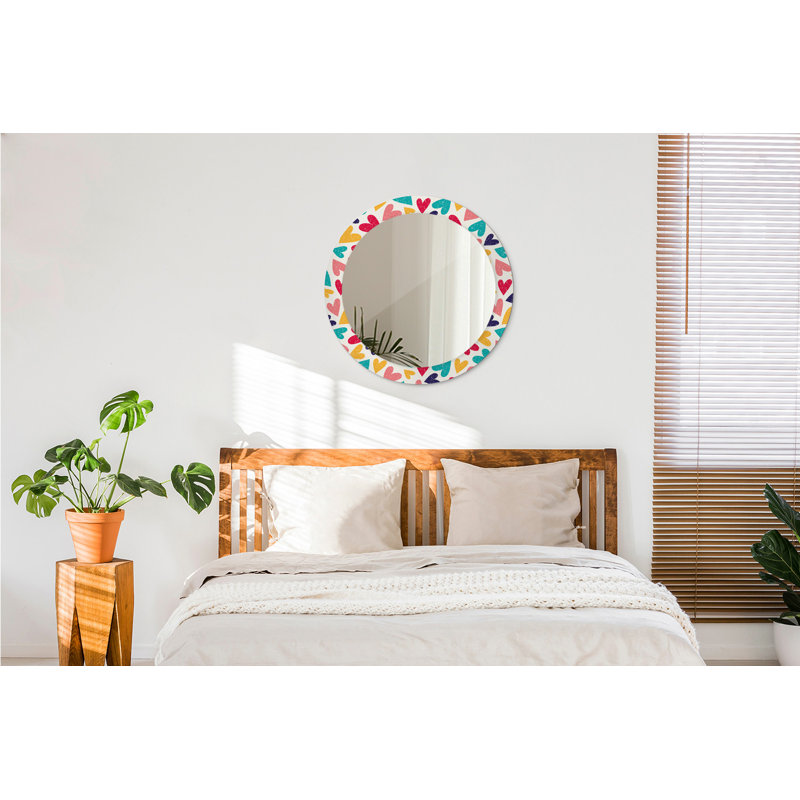 Huldar Glass Flat Wall Mirror