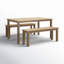 Bowery 59'' Rectangular 6 - Person Outdoor Dining Set-225656286