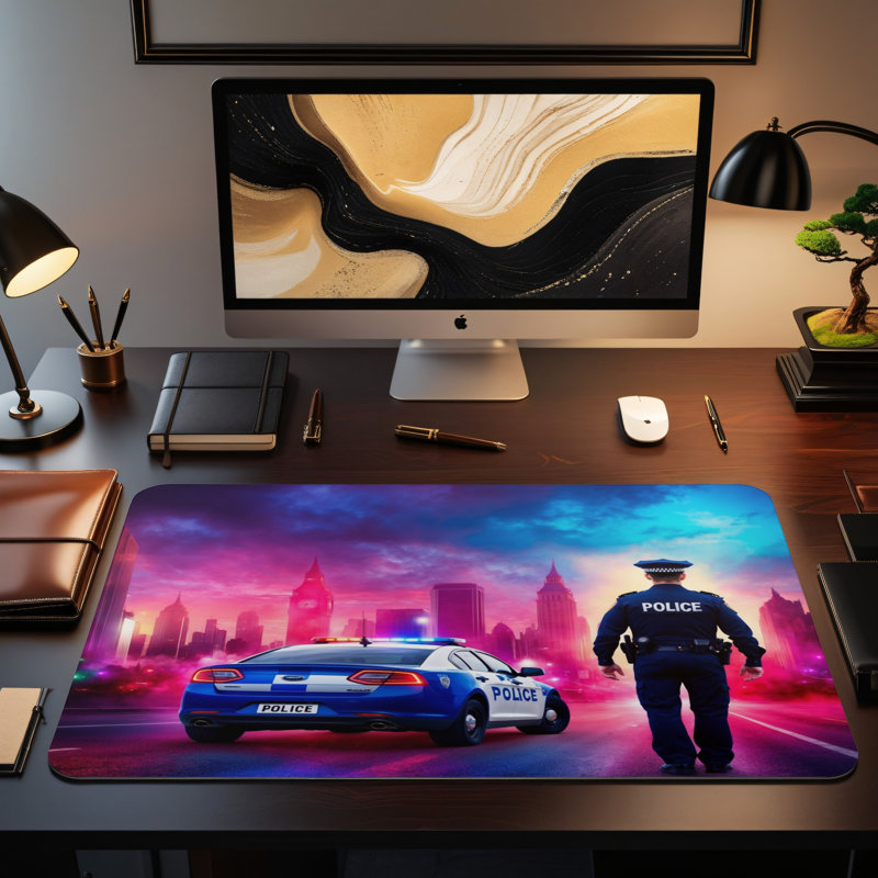 Polyester Desk Pad, 14.4x12.1