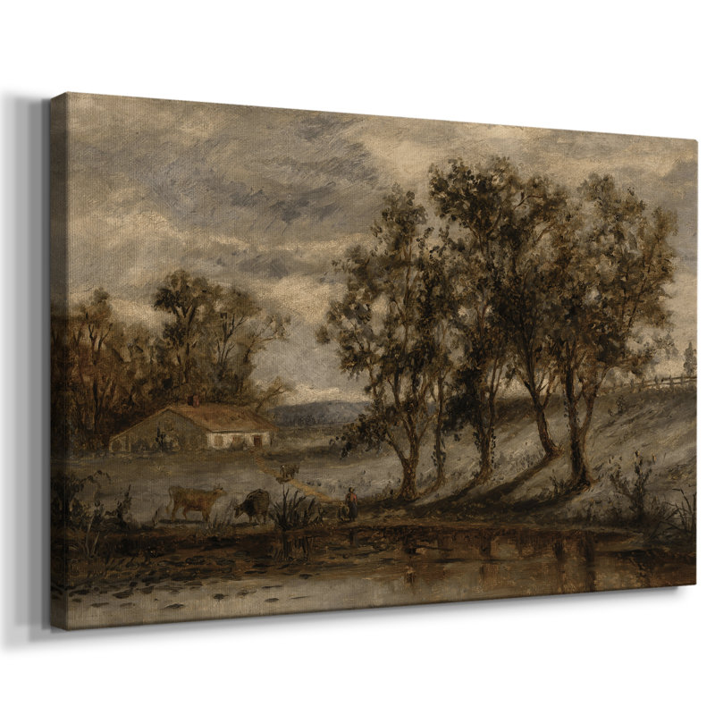 Paysages rétro-DC XXXVII -Galerie enveloppée Cavas, 8 x 12
