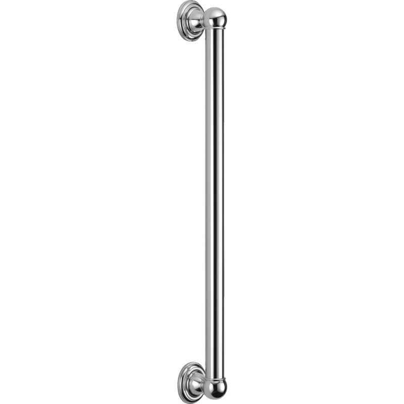 Barre d'appui universelle de 24 po, Chrome