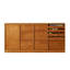Light Luxury Style Large Capacity Rubberwood Sideboard