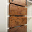 Armoire de rangement 31,89 "avec buffet et porte de grange coulissante, couloir, armoire d'appoint-285914373
