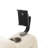 270 Degree Swivel PU Leather Power Recliner Individual Seat Home Theater Recliner With Tray Table,  Phone Holder, Cup Holder,  USB Port, Hidden Arm Storage For Living Room-91256102